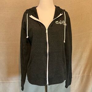 Salt Life Charcoal Hoodie size Small